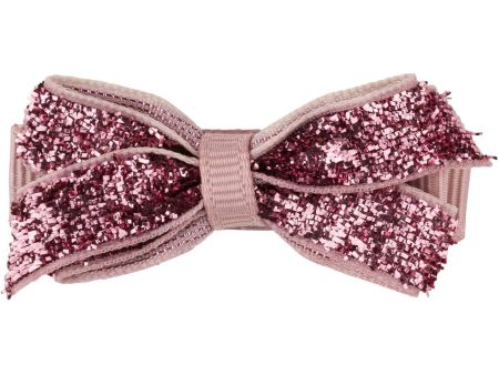 Bow s by Stær Classic Bow - Pink Glitter - 4.5 cm Hot on Sale