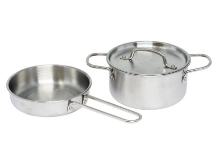 Mamamemo Pot and Pan Set, Metal Hot on Sale