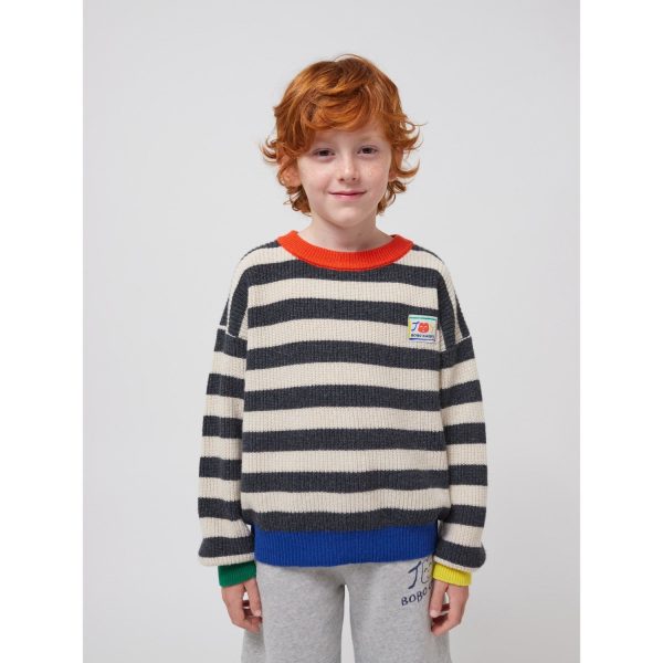 Bobo Choses Multicolor Smiling Stripes Jumper Supply