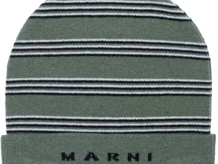 Marni Deep Lichen Green Hat Fashion