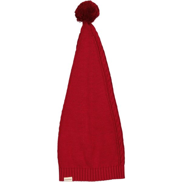 MarMar Cotton Rayon Knit Cable Hibiscus Red Alfen Christmas Hat Online