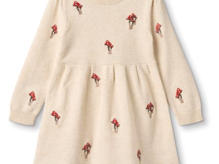 Fliink Sandshell Benna Mushroom Dress For Cheap