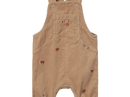 Name It Weathered Teak Ollie Regular Corduroy Overalls For Cheap