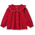 Fliink Pompeian Red Dolly Dot Blouse Sale