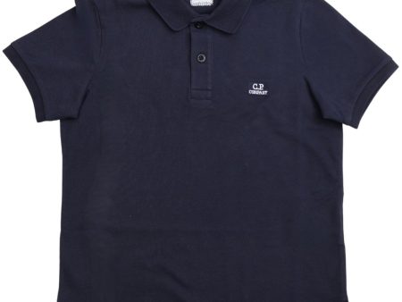 C.P. Company Total Eclipse Blue Polo Shirt For Discount