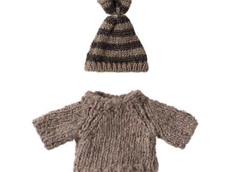 Maileg Knitted sweater and hat, Big brother mouse Cheap