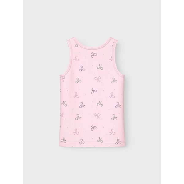 Name It Barely Pink Tank Top 2-pack Barely Pink Bow Noos Sale