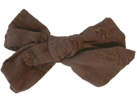 Bow s by Stær Alvilda Bow - Brown Embroidered Online Hot Sale