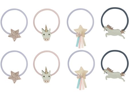 Mimi & Lula 8 Hair Elastics - Unicorn Little Prince Discount