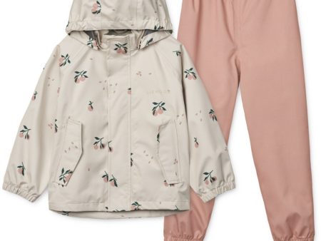 LIEWOOD Peach   Sea Shell Pedia Rainwear Set Online Sale