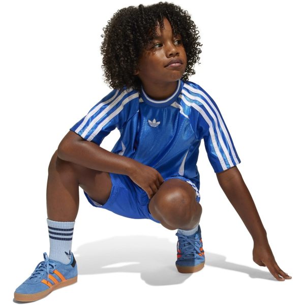 adidas Originals Blue Short Tee Set on Sale