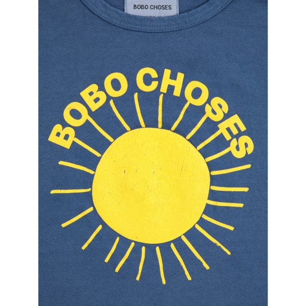 Bobo Choses Navy Blue Baby Bobo Choses Sun Navy T-Shirt Discount