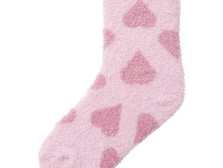 Name It Mauve Orchid Corsage Hearts Ruthy Terry Fluffy Socks For Discount