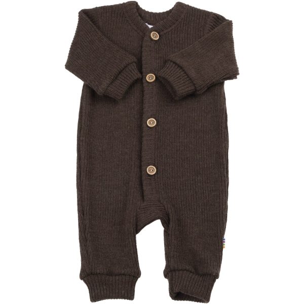 Joha Wool Dark Brown Jumpsuit Cheap