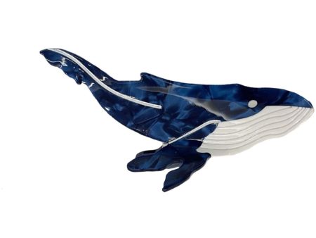 Bow s by Stær Blue Whale Hair Clip - Blue Online Hot Sale