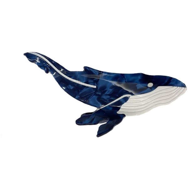 Bow s by Stær Blue Whale Hair Clip - Blue Online Hot Sale