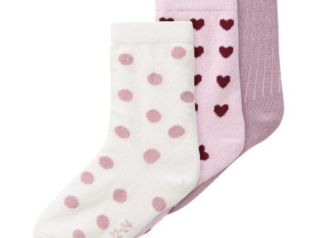 Name It Winsome Orchid Tummi 3-pack Socks Fashion