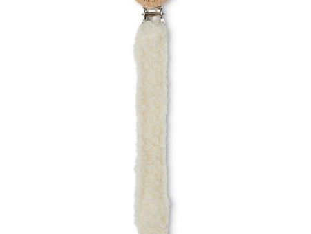 Smallstuff off white Knitted dummychain, bouclé merino wool Online now