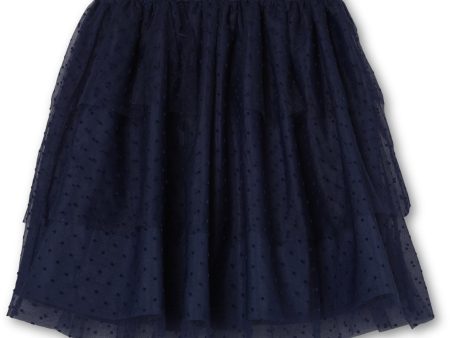 Fliink Insignia Blue Tulle Skirt Online Hot Sale