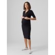 Vero Moda Maternity Black Holly Polo Dress Noos For Discount