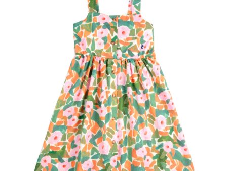 Bobo Choses Multicolor Floral Strap Dress Online Sale