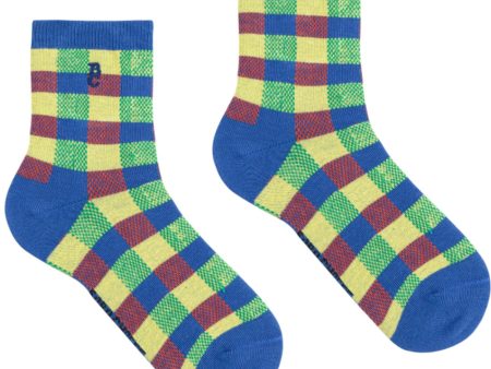 Bobo Choses Multicolor Vichy Short Socks Online Sale