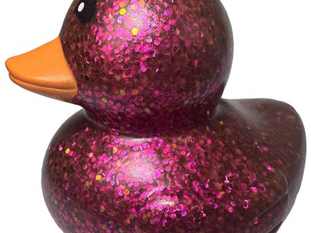 Magni Bath duck with glitter, purple, 7 cm. For Cheap