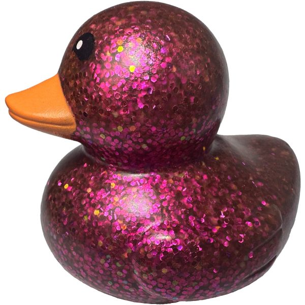 Magni Bath duck with glitter, purple, 7 cm. For Cheap