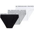 Polo Ralph Lauren White Polo Black Solid 3 Pack Bikini For Sale