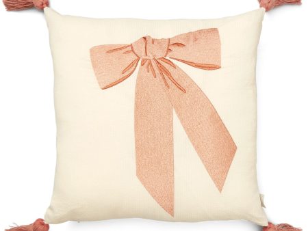 Cam Cam Copenhagen Bows Embroidered Cushion For Discount