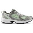 New Balance Dark Silver Metallic New Balance 530 Kids Bungee Lace Discount