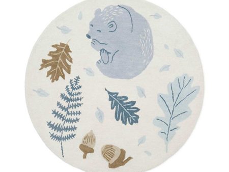 Cam Cam Copenhagen Circular Woolen Rug Forest Supply