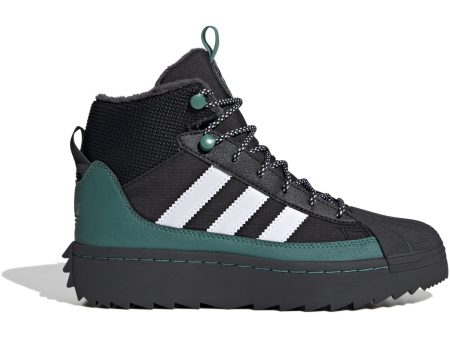 adidas Originals Cblack Ftwwht Activeg Superstar Winter Trek J Boots Hot on Sale