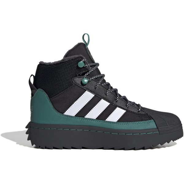 adidas Originals Cblack Ftwwht Activeg Superstar Winter Trek J Boots Hot on Sale