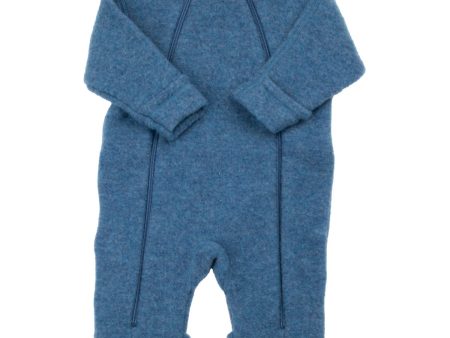 Joha Wool Blue Jumpsuit 2i1 Fashion