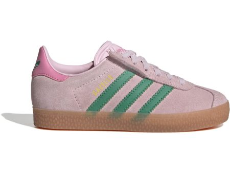 adidas Originals Clear Pink Court Green Bliss Pink Gazelle Cf El C Sneakers Sale