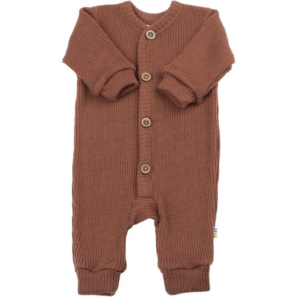 Joha Wool Rust Jumpsuit Online Hot Sale