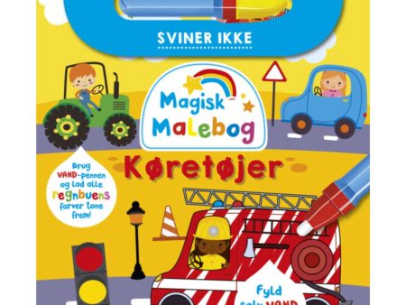 Ballen Magisk Coloring Book: Køretøjer on Sale