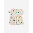 Bobo Choses Offwhite Garden Party All Over Woven Dress Hot on Sale