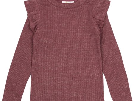 The New Crushed Berry Farah Blouse For Cheap