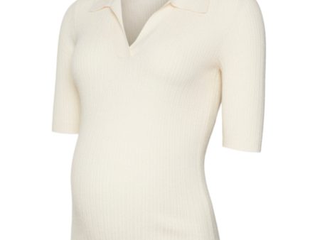 Vero Moda Maternity Birch Holly Polo Pullover Noos Online Hot Sale