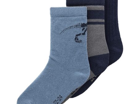 Name It China Blue This 3-pack Socks Sale