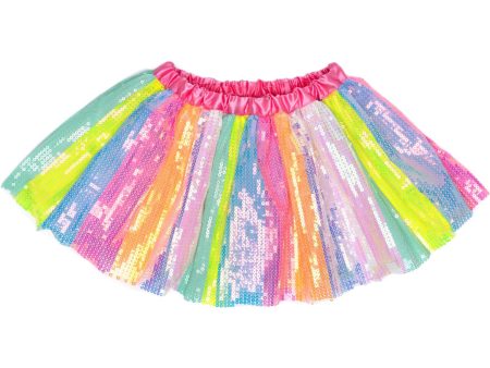 Great Pretenders Stripy Sequins Skirt, SIZE US 4-6 Discount