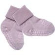 Gobabygo Lavender Glitter (Lilac Shadow) Non-Slip Socks In Bamboo Online