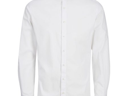 Jack & Jones Junior White Axel Stretch Shirt Noos Hot on Sale