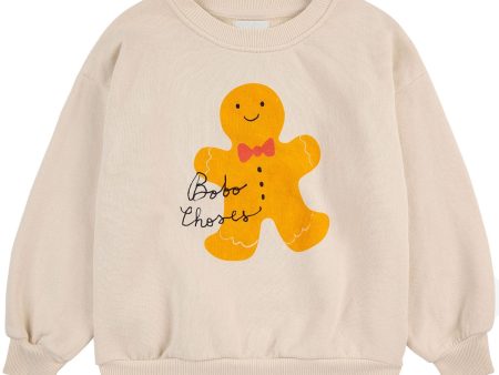 Bobo Choses Offwhite Gingerbread Sweatshirt Discount