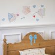 That s Mine Beige Wallsticker Fairy Bunnies 3-Pack Online Sale