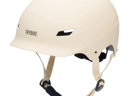 Trybike Cream Bike Helmet With retrolook Online Hot Sale