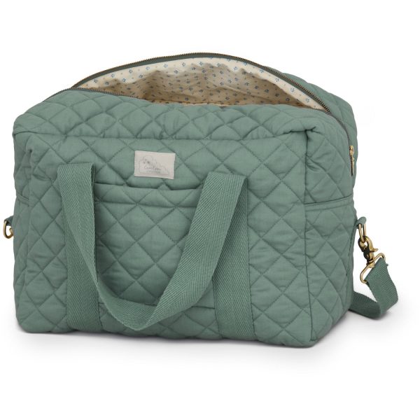 Cam Cam Copenhagen Ivy Green Changing Bag With Pram Straps Large Online Hot Sale