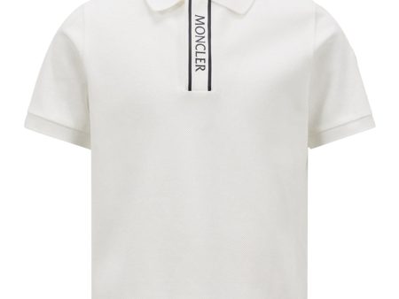 Moncler Natural Ss Polo T-Shirt Discount